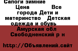 Сапоги зимние Skandia Tex › Цена ­ 1 200 - Все города Дети и материнство » Детская одежда и обувь   . Амурская обл.,Свободненский р-н